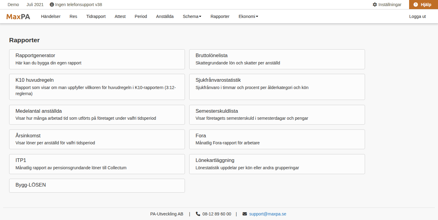 Rapporter